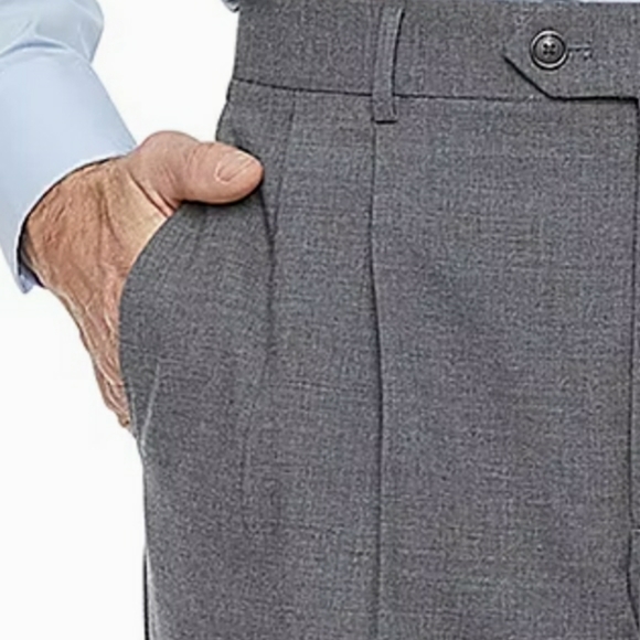 Stafford Men's Washable Wardrobe Suit Gray Jacket Sz-42R Pants Sz- 34X32 - Picture 7 of 15